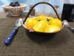 Dwarf Amber Colored Tomato Container Tomatoes