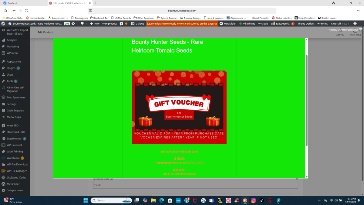 Gift Voucher That Is Emailed