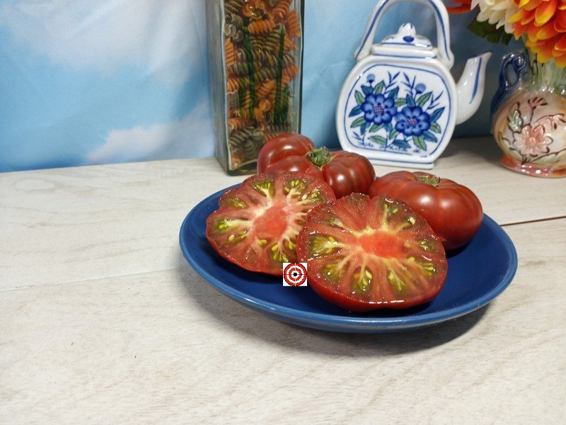 A Popular Dwarf Tomato Dwarf Chestnut Opal Tomato .Seeds For Sale Here.